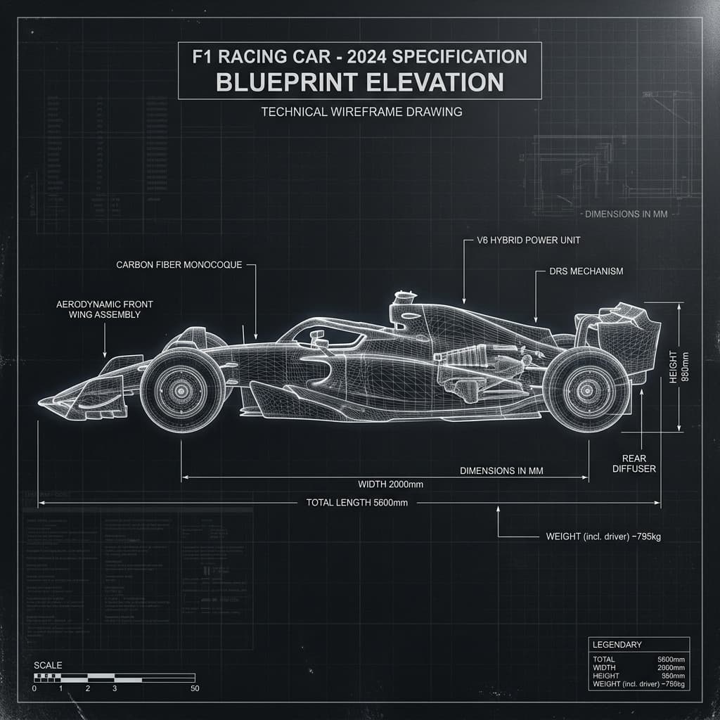 F1 Wireframe
