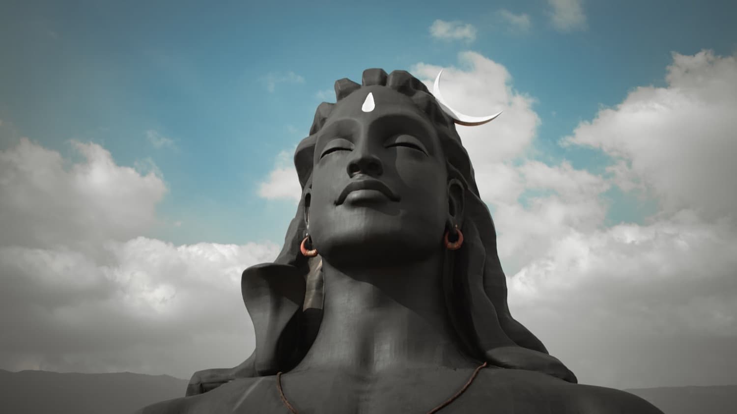 Adiyogi — Shiva at dusk