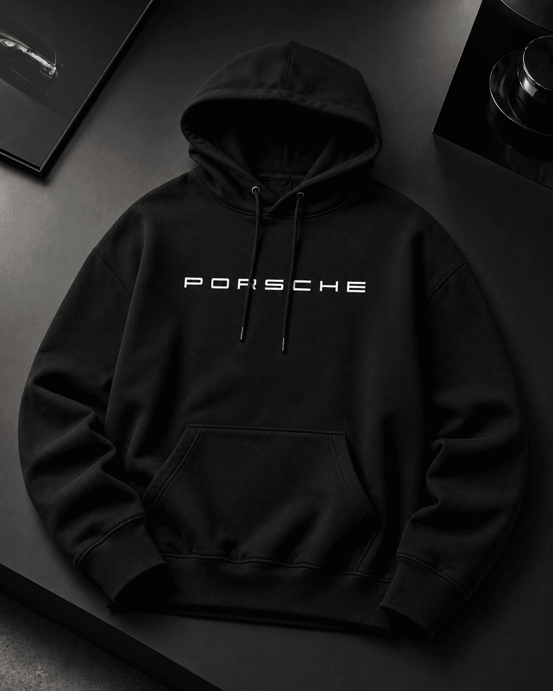 Porsche — Black Hoodie